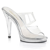 4 Inch Heel FLAIR-402 Clear
